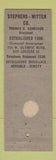 Matchbook Cover - Stephens Witten Los Angeles CA Insurance