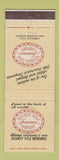 Matchbook Cover - Security Title Insurance Stockton Modesto Merced CA