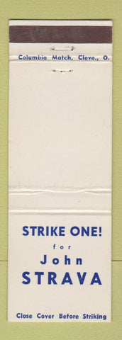 Matchbook Cover - John Strava