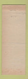 Matchbook Cover - Eighteenth Club WEAR