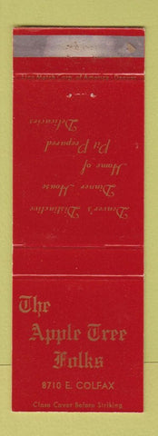 Matchbook Cover - The Apple Tree Folks Denver Colorado Colfax WEAR