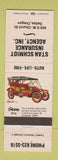 Matchbook Cover - Stan Schmidt Insurance Dallas OR