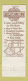 Matchbook Cover - The Hillside Restaurant Plymouth MI