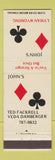 Matchbook Cover - John's Lyman WY