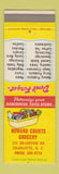 Matchbook Cover - Howard Counts Grocery Charlotte NC