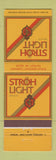 Matchbook Cover - Stroh Light Beer Detroit MI