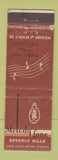 Matchbook Cover - Melody Lane Beverly Hills CA WORN