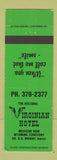 Matchbook Cover - Virginian Hotel Medicine Bow WY