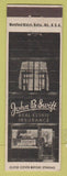 Matchbook Cover - John Swift Real Estate Insurance Brooklyn NY