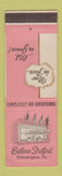 Matchbook Cover - Bellevue Stratford Hotel Philadelphia PA WEAR
