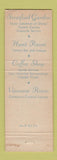 Matchbook Cover - Bellevue Stratford Hotel Philadelphia PA WEAR