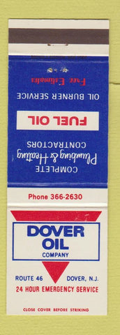 Matchbook Cover - Dover Oil Dover NJ