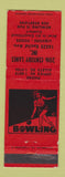 Matchbook Cover - 20th Century Lanes Bowling Cleveland OH girlie WEAR