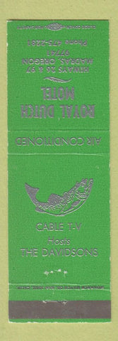 Matchbook Cover - Royal Dutch Motel Madras OR