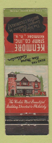 Matchbook Cover - Kenmore Stamp Company Kenmore NY WORN