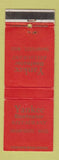 Matchbook Cover - Yankee Beefeater Restaurant Swampscott MA WEAR