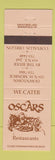 Matchbook Cover - Oscars Restaurants Corvallis OR
