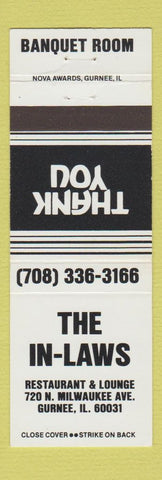 Matchbook Cover - The In Laws Restaurant Gurnee IL