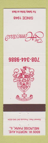 Matchbook Cover - The Homestead Melrose Park IL