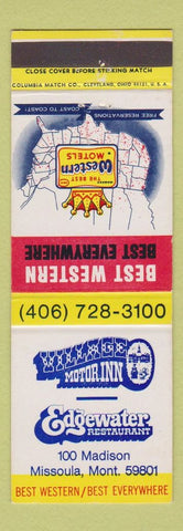 Matchbook Cover - Village Motor Inn Missoula MT Best Western
