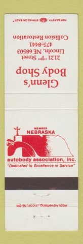 Matchbook Cover - Glenn's Body Shop Lincoln NE