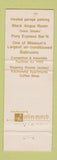 Matchbook Cover - Robidoux Motor Hotel St Joseph MO