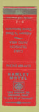 Matchbook Cover - Hamlet Motel Solvang CA WORN