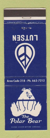 Matchbook Cover - The Polar Bear Lutsen