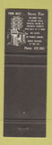 Matchbook Cover - The Golden Dragon Virginia Beach VA Chinese