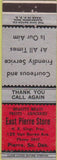 Matchbook Cover - East Pierra Store SD