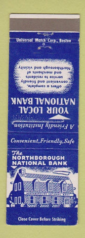 Matchbook Cover - Northborough National Bank MA