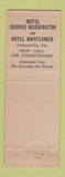 Matchbook Cover - Kloeppel Hotels Jacksonville West Palm Beach FL