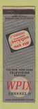 Matchbook Cover - WPIX TV New York City Channel 11 WORN