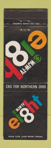 Matchbook Cover - WJW TV Channel 8 Ohio OH 1967
