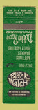 Matchbook Cover - The Black Watch Restaurant Sioux Falls SD
