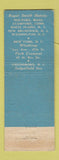 Matchbook Cover - Roger Smith Hotels bellhop WEAR