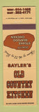 Matchbook Cover - Old Country Kitchen Saylers