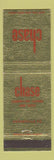 Matchbook Cover - Chase Laundry Dry Cleaning Greenville PA