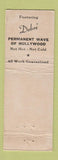 Matchbook Cover - Estelle Hemstreet Salon Sacramento CA WORN