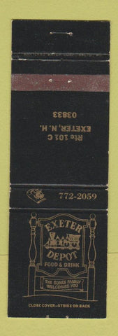 Matchbook Cover - Exeter Depot Restaurant Exeter NH