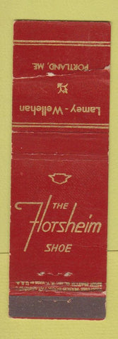 Matchbook Cover - Florsheim Shoes Lamey Wellehan Portland ME feature WORN