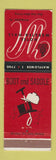Matchbook Cover - Hotel Webster Hall Pittsburgh PA