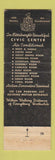 Matchbook Cover - Hotel Webster Hall Pittsburgh PA
