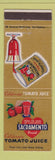 Matchbook Cover - Sacramento Brand Tomato Juice