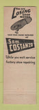 Matchbook Cover - Sam Costanzo Shoe Repair Cleveland OH