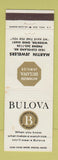 Matchbook Cover - Bulova Watches Martin Jewelry Wooster OH WEAR