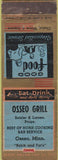 Matchbook Cover - Osseo Grill MN WORN