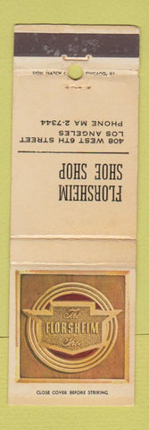 Matchbook Cover - Florsheim Shoes Los Angeles CA WEAR