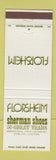 Matchbook Cover - Florsheim Shoes Sherman Shoes Birmingham Troy Dearborn MI