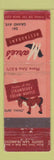 Matchbook Cover - Marie's Restaurant South San Francisco CA MISCUT WEAR